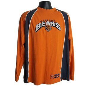 Chicago Bears NFL Heavyweight Long Sleeve Embroidered Logo Tee Size L Gorpcore